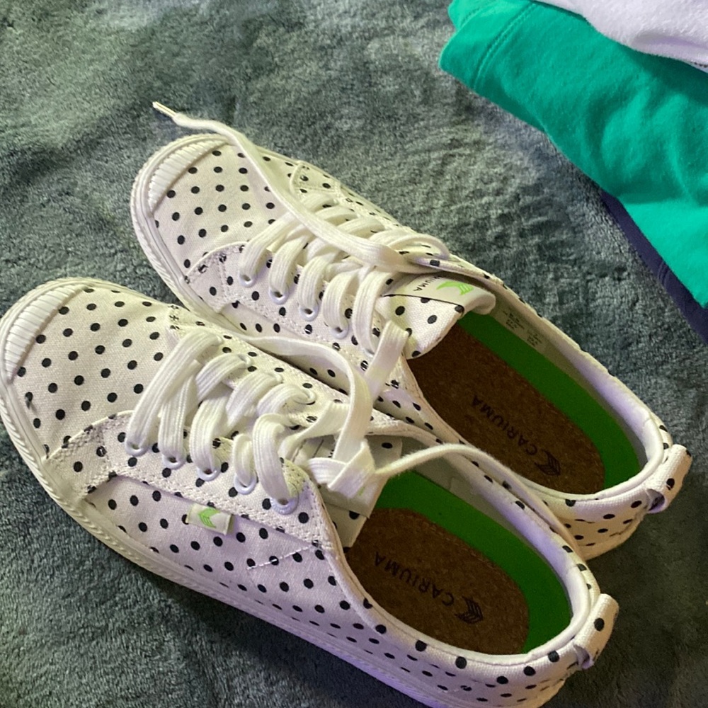 Polka dot sneakers